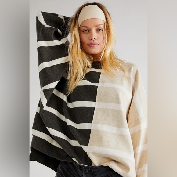 Free people Uptown Stripe Pullover - Picture 4 of 7